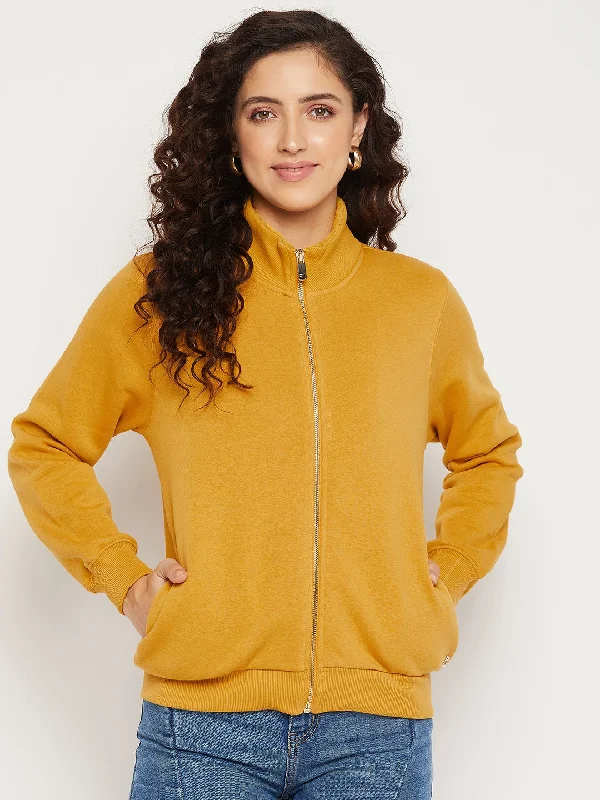 MADAME Fleece Zipper Sweatshirt