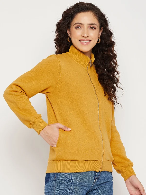 MADAME Fleece Zipper Sweatshirt