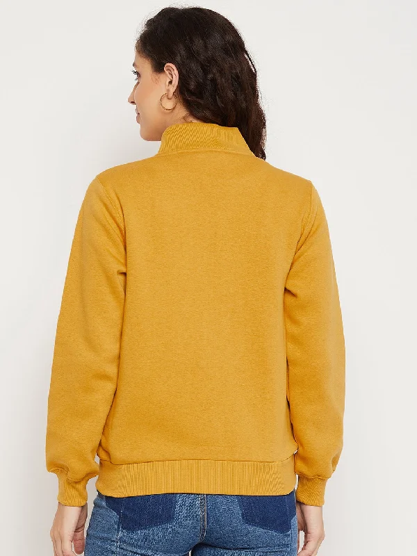 MADAME Fleece Zipper Sweatshirt