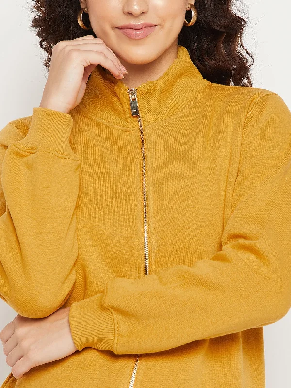 MADAME Fleece Zipper Sweatshirt