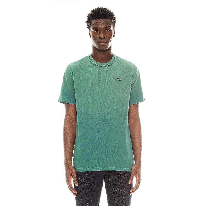 SHIMUCHAN LOGO SHORT SLEEVE CREW NECK T SHIRT IN VINTAGE GREEN