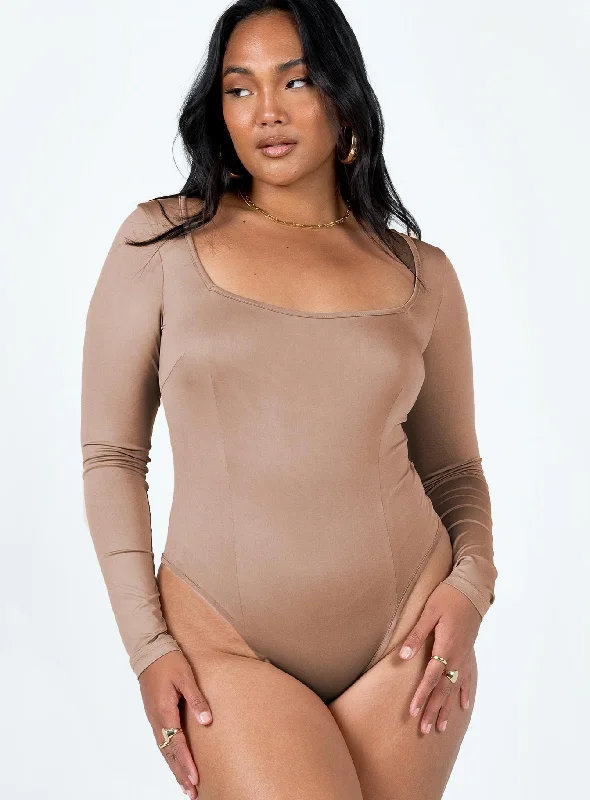 Shuler Long Sleeve Bodysuit Pink