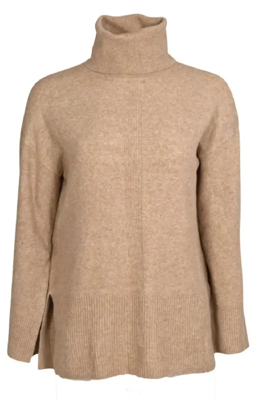 Soft Fine Knit Roll Neck Jumper