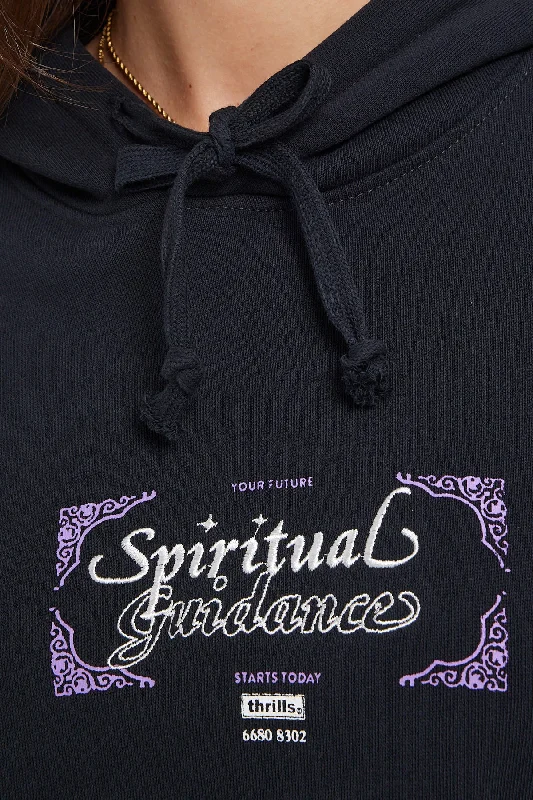 Thrills Future Guidance Fleece Hood Washed Black