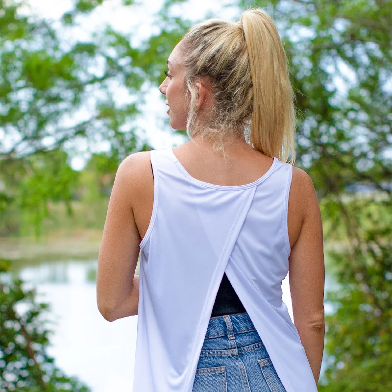 Tie Tank | White | Hawaiian