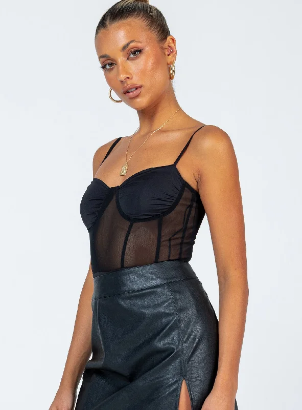 Triston Bodysuit Black