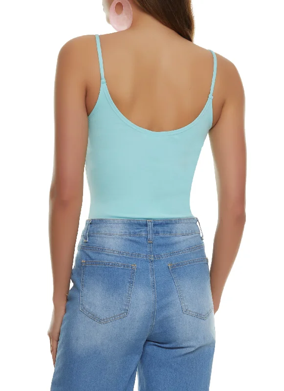 Scoop Neck Cami Bodysuit