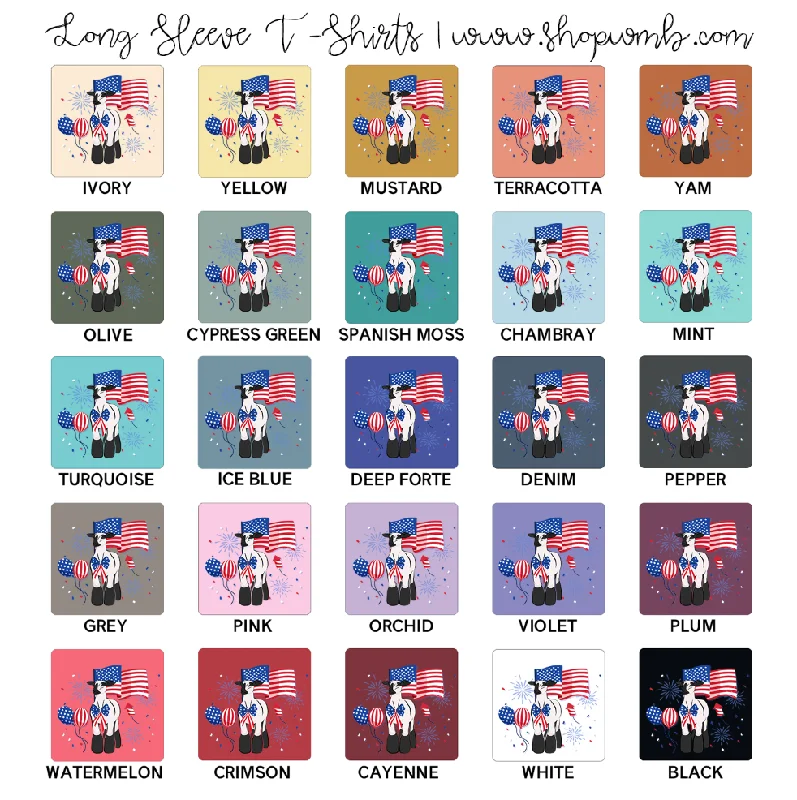 USA Lamb LONG SLEEVE T-Shirt (S-3XL) - Multiple Colors!