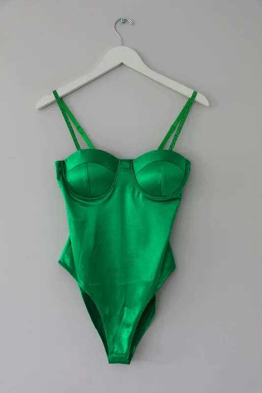 Vegas Trip Bodysuit: Green