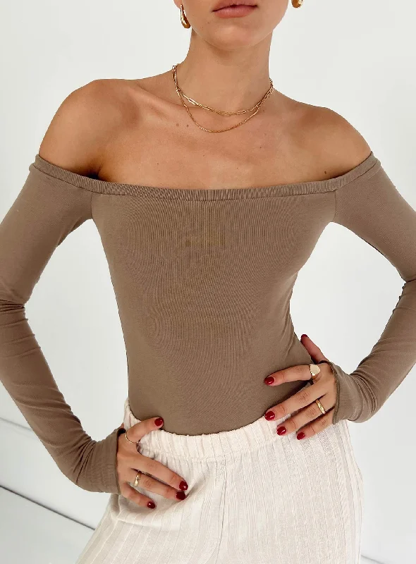 Weaver Off Shoulder Bodysuit