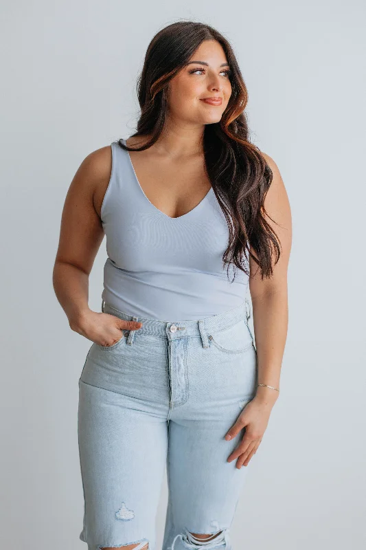 Zoella Basic Bodysuit - Powder Blue