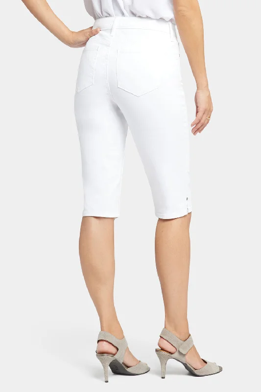 Sophie Bike Capri Jeans - Optic White