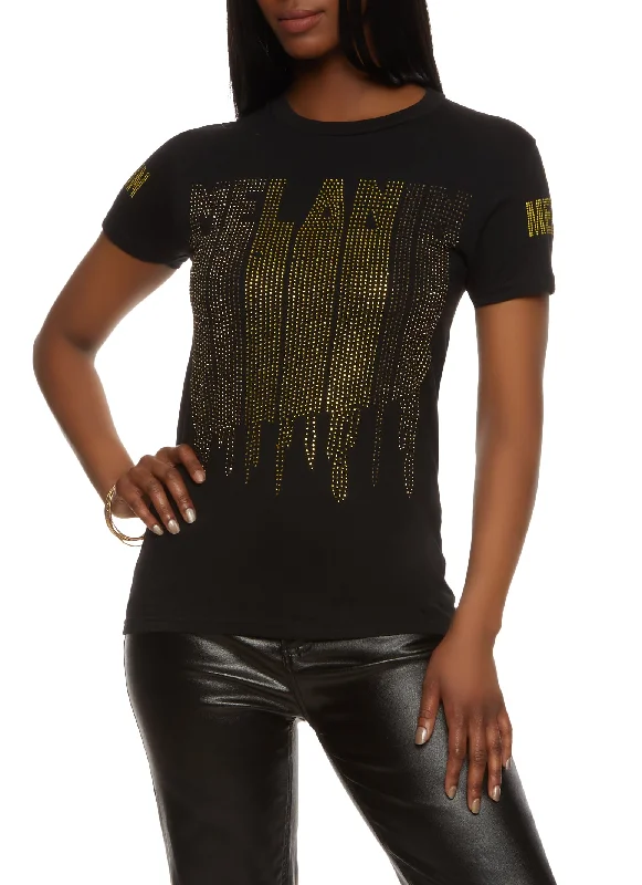 Rhinestone Melanin Tee