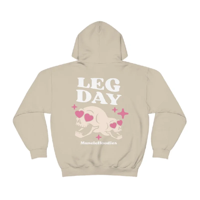 LEG DAY SKELETON- HOODIE