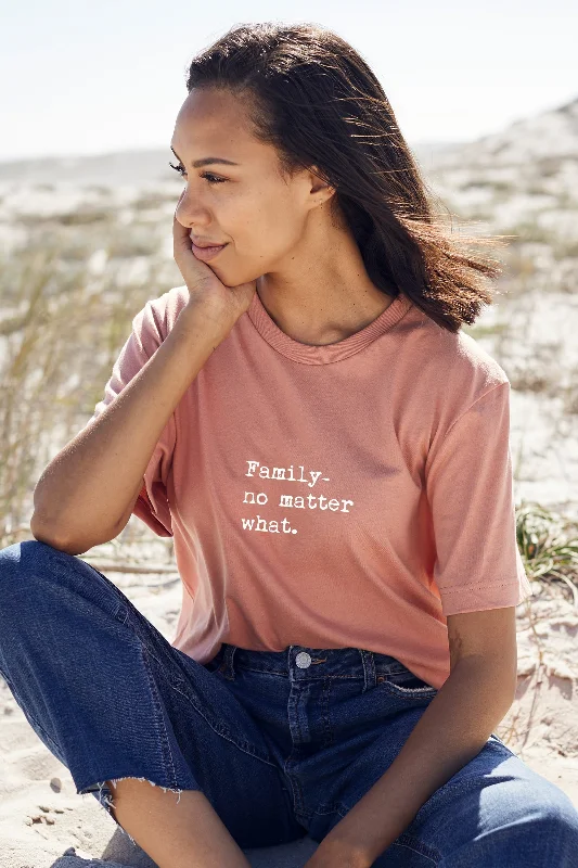 ""Family No Matter What"" Short Sleeve Tee