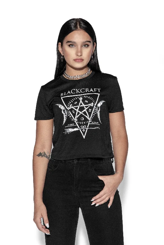 Coven - Flowy Crop Tee