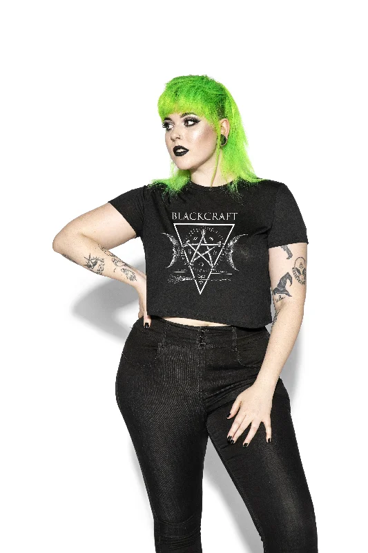 Coven - Flowy Crop Tee