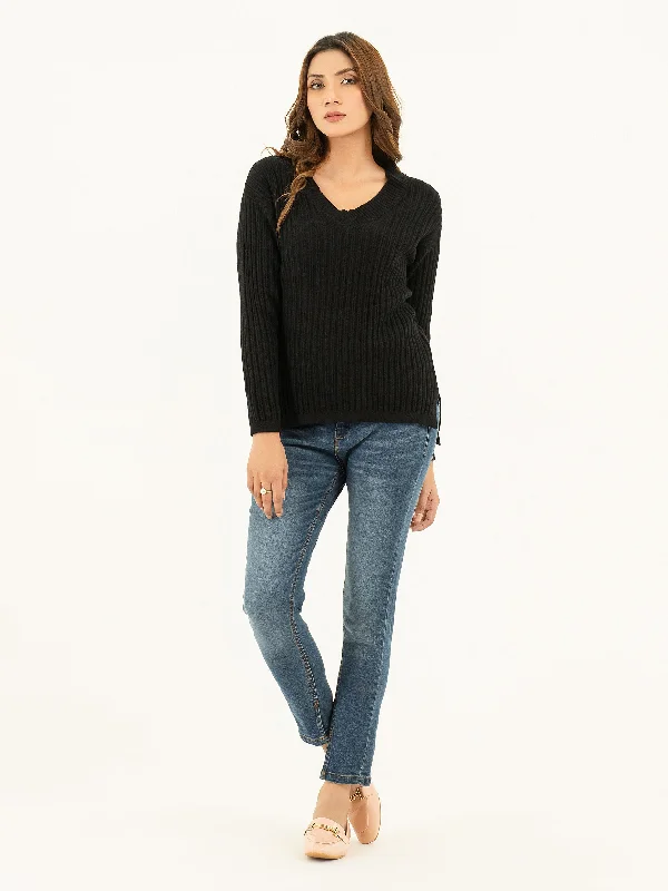 Ribbed Knit Sweater