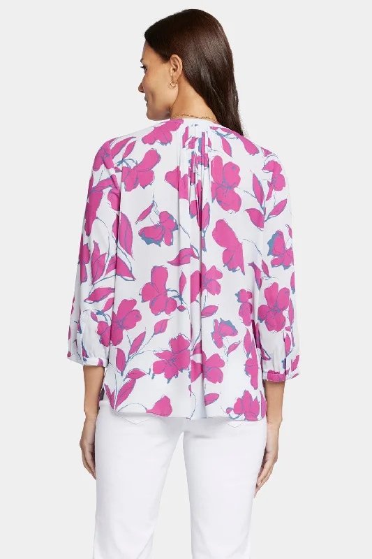 Pintuck Blouse - Ophelia's Orchid