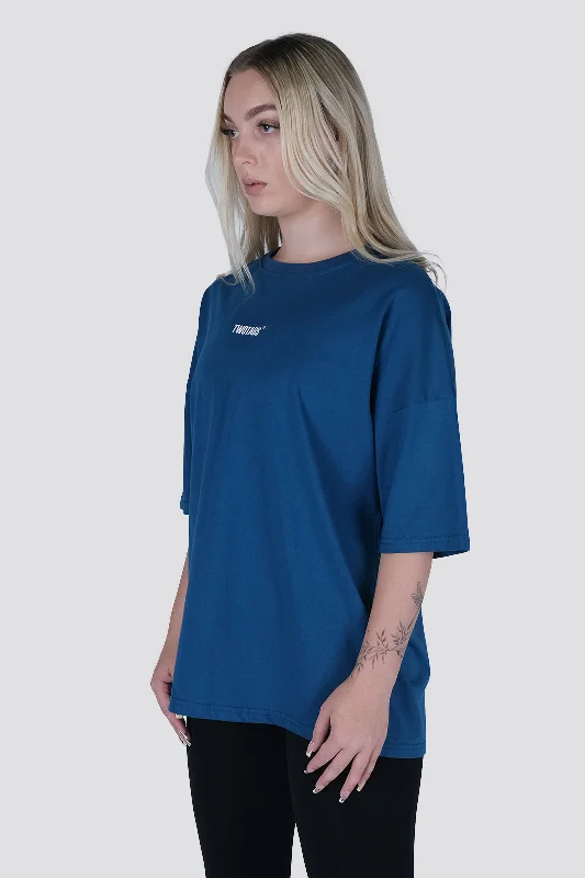 Placid Oversized T-Shirt - Sapphire