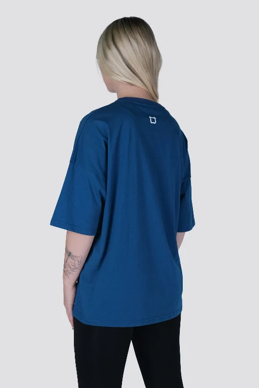 Placid Oversized T-Shirt - Sapphire