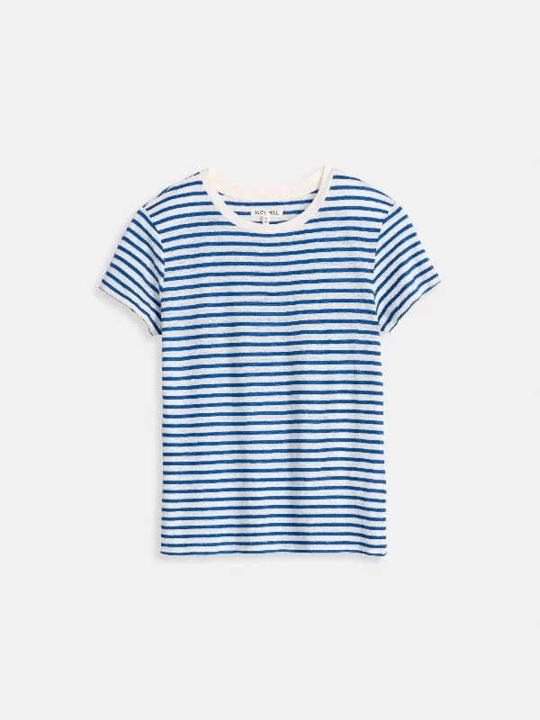 Prospect Striped Tee in Linen