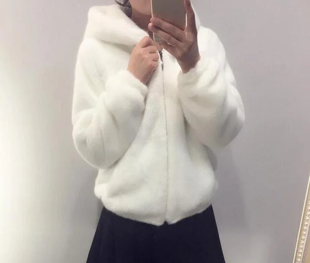 Rabbit imitation Fur Winter Grass Mink for Ladies