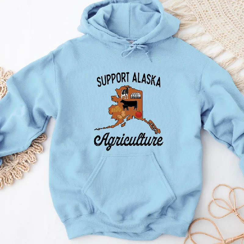 Support Alaska Agriculture Hoodie (S-3XL) Unisex - Multiple Colors!