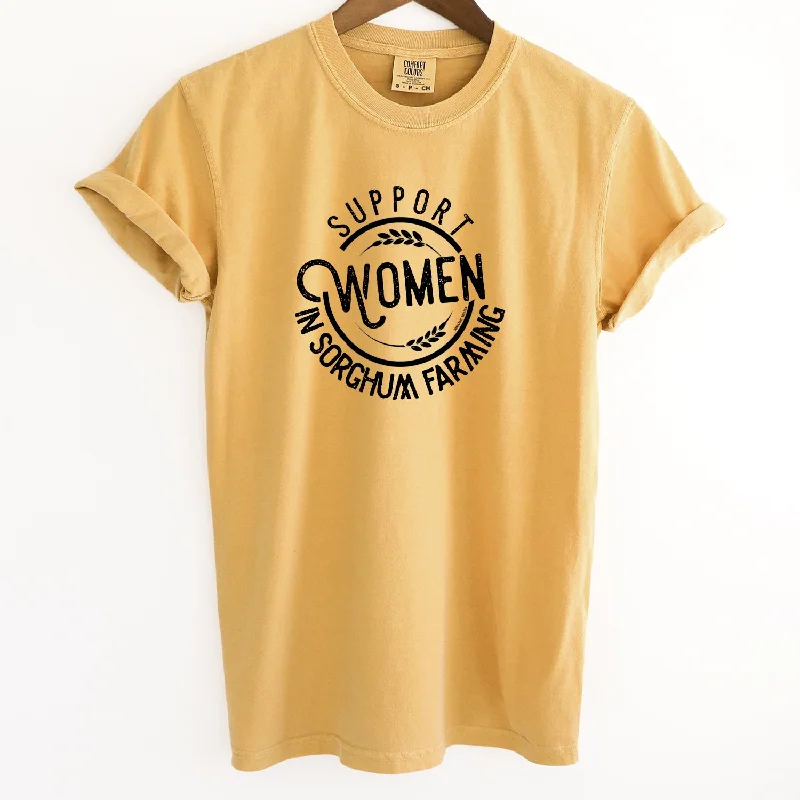 Support Women In Sorghum Farming ComfortWash/ComfortColor T-Shirt (S-4XL) - Multiple Colors!