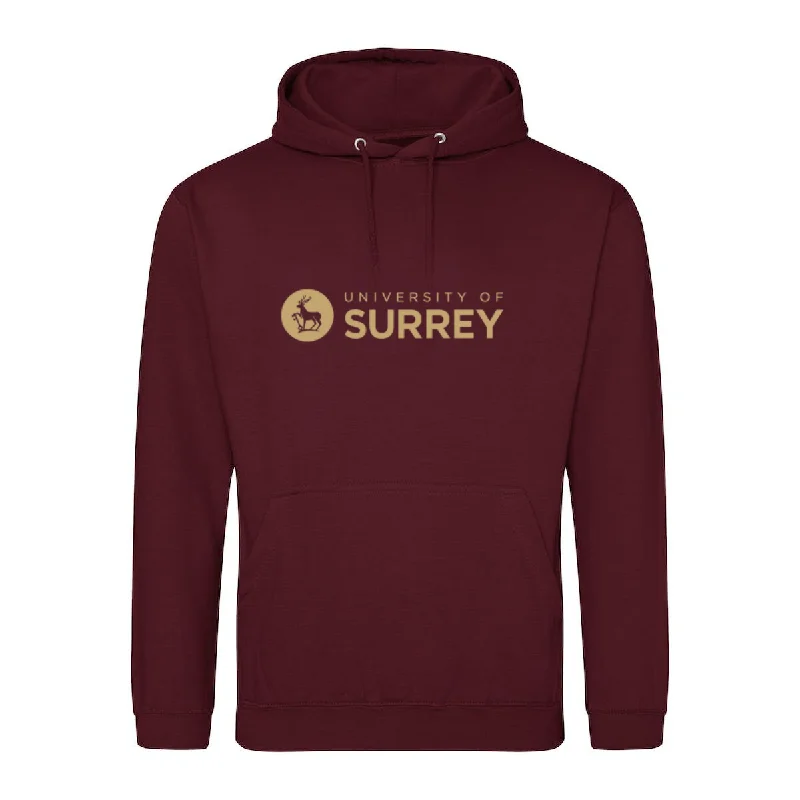 Burgundy / Gold Logo / XL