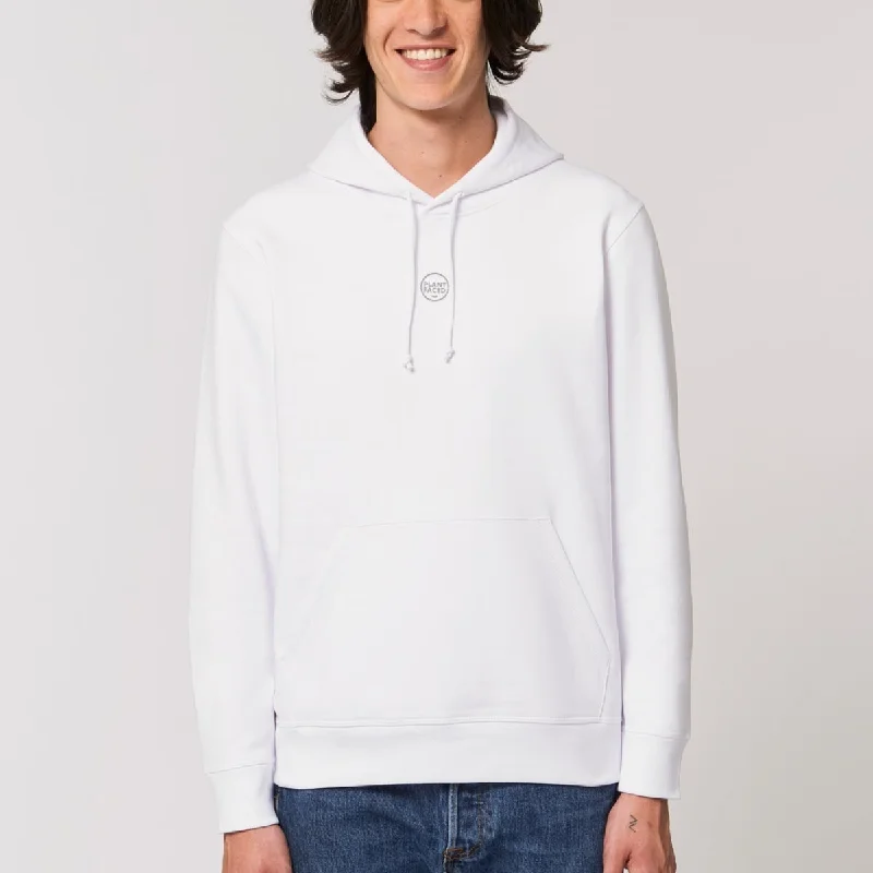 The Classics Hoodie - Embroidered Logo - Frost White - ORGANIC X RECYCLED