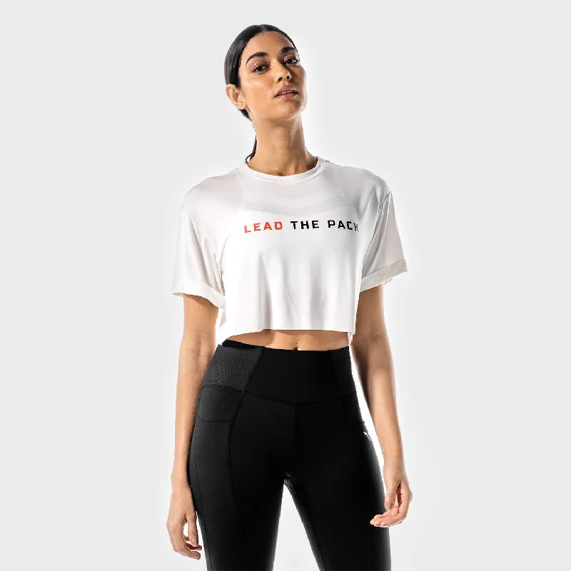 The Pack Crop Tee - White