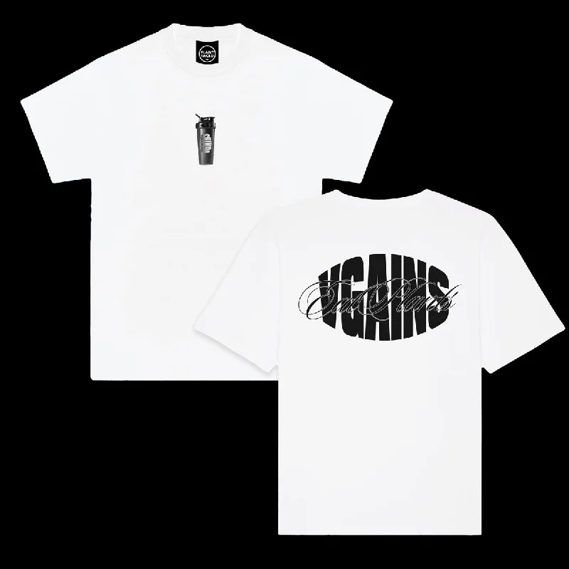 VGAINS Pump Cover Tee - White