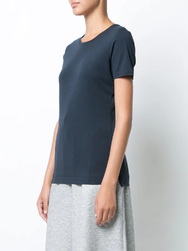 Womens Short Sleeve Crewneck T-Shirt In Pima Cotton