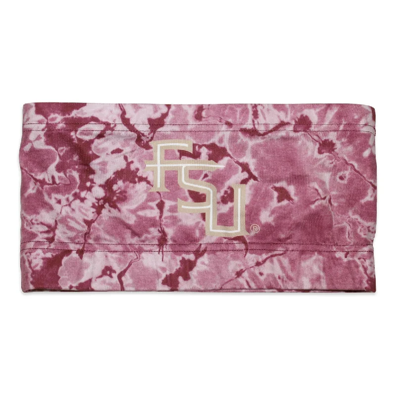 ZooZatz Women's Stacked FSU Vapor Print Bandeau - Garnet